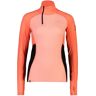 MONS ROYALE WMN OLYMPUS HALF ZIP HIGH VIS S  - HIGH VIS - female