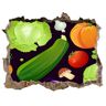Samoprzylepna naklejka Kolorowe warzywa 120x81, Tulup