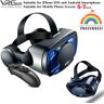 VRG Original Virtual Reality 3D Glasses Box  Estéreo  Google Cardboard Headset  Capacete para IOS