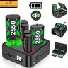 DinoFire Estação de carregamento para xbox series x/xbox series s 4 baterias pack para xbox one x/xbox one