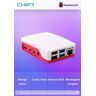 Caixa Oficial Para Raspberry Pi 4 Em Branco/vermelho