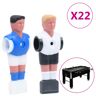 vidaXL Jogadores de matraquilhos para varões de 15,9 mm 22 pcs