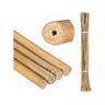 Suinga Tutor de bambu natural 90 cm 6-10 mm Pacote 100 Varas de bambu ecológicas para apoiar árvores, plantas e vegetais