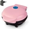 Jeiibrzui Máquina De Waffles Elétrica De Mini Waffles Padrão Europeu Rosa