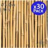 Suinga Tutor de bambu natural 90 cm 6-10 mm Pacote 30 Varas de bambu ecológicas para apoiar árvores, plantas e vegetais