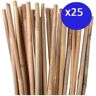 Suinga Pacote 25 x Estaca de Bambu Natural 100 cm, 8-10 mm. Varas ecológicas de bambu para sustentação de árvores, plantas e hortaliças