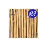 Suinga Tutor de bambu natural 60 cm 5-8 mm Pacote 20 Varas de bambu ecológicas para apoiar árvores, plantas e vegetais