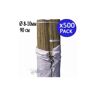 Suinga Tutor de bambu natural 90 cm 6-10 mm Pacote 500 Varas de bambu ecológicas para apoiar árvores, plantas e vegetais