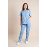 B-well Costum Medical Bleu Unisex Poplin 110g Cesare - S