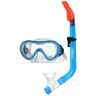 AQUOS BAMBOO SAUGER Set de snorkelling pentru juniori, albastru, mărime