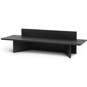 Ferm Living - Oblique Bench Black Stained Oak - Trä