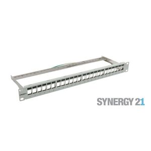 Synergy 21 Keystone patchpanel 24 portar Ljusgrå