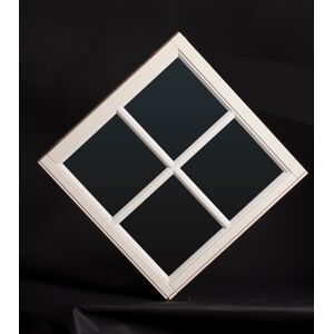 Dala Dörren Fönster Diagonal 480x480mm Fast Obeh 3-Glas Med Sidaspröjs