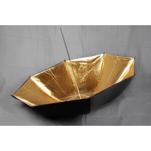 Fancier Fotoparaply Guld - Svart utsida (101cm)