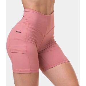 Nebbia Fit Smart Biker Shorts Old Rose S