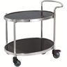 Suuim Bar Serving Cart for Hotel Luxury Restaurant, Round Drinks Trolley On Wheels, Serving Trolley for 5 Star Hotel and Club Side Wagon Bar Cart Serving Tr