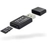 Integral Micro-SD-Kartenleser, USB 3.1 USB 3.0, für Micro SD, microSDHC, microSDXC Speicherkarten, USB3.0 Kartenlesegerät