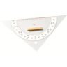 Aristo AR1560 krátký trojúhelník (325 mm, dřevěná rukojeť úhlová stupnice, 360 stupňů / 1 stupňů) čirá