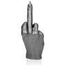 Candellana Candles  Middle Finger Candle-Gray,