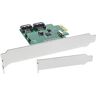 InLine 76696C Schnittstellenkarte, 2-fach SATA 6Gb/s, x1 PCIe 2.0, RAID 0/1/SPAN, mit LP-Slotblech