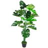 Leaf Künstliche Monstera-Pflanze, 120 cm, Schwarz