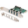 Digitus IO-Karte PCIe USB 3.0 Schnittstellen-Karte 4-Port USB Typ-A Max. 5 Gbit/s Chipsatz VL805