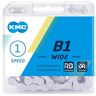 KMC Unisex's B1 breite Kette, Grau, 1,3 x 0,8 cm