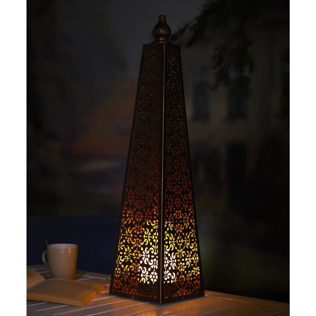 Luxform Lighting LED svetlo na batérie Pyramid 60 cm medené