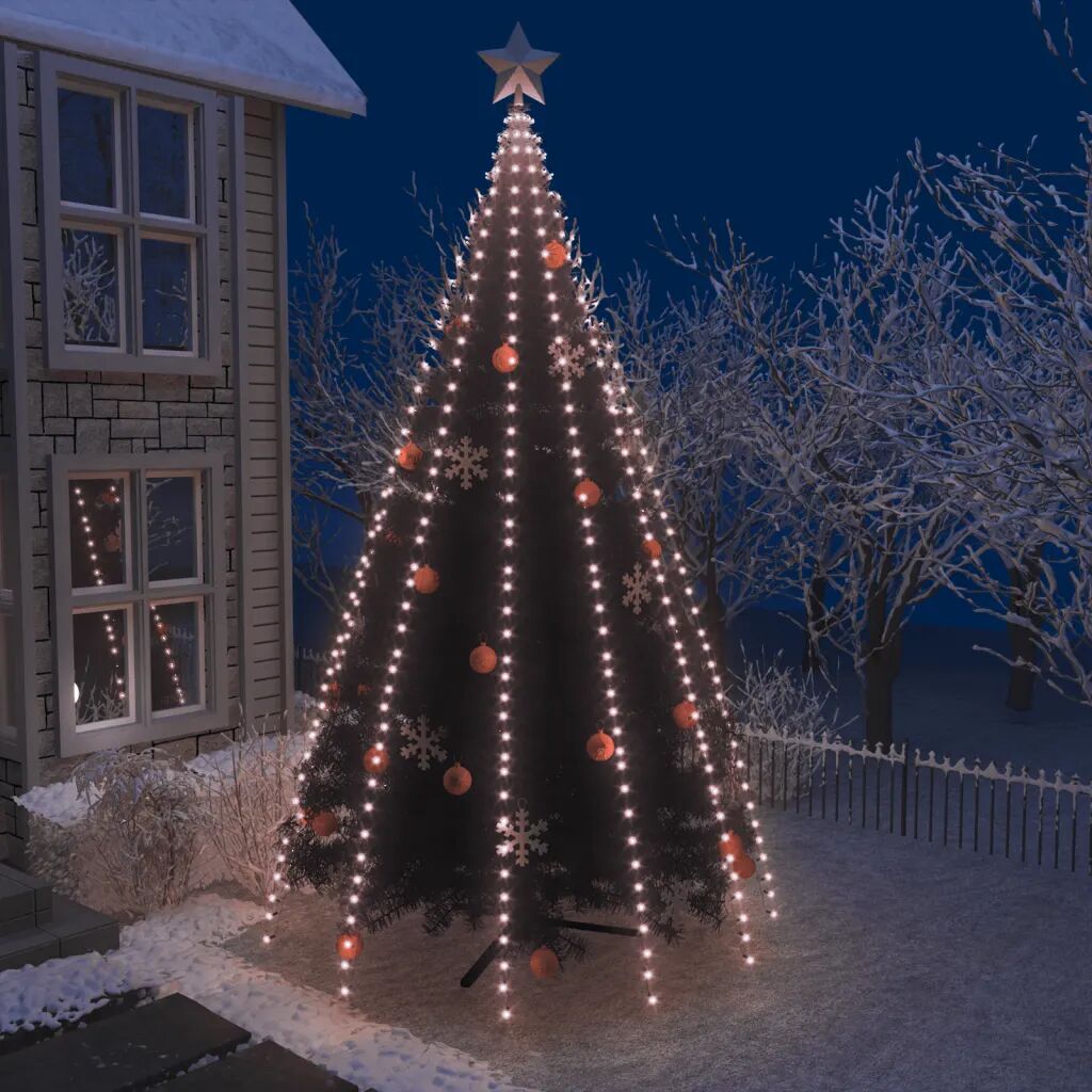 vidaXL Svetelná reťaz na vianočný stromček 500 LED diód 500 cm