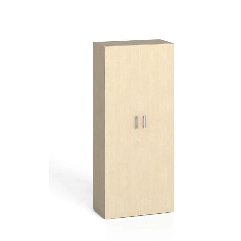 B2B Partner Kancelárska skriňa s dverami kombi, 4 police, 1865x800x400 mm, breza