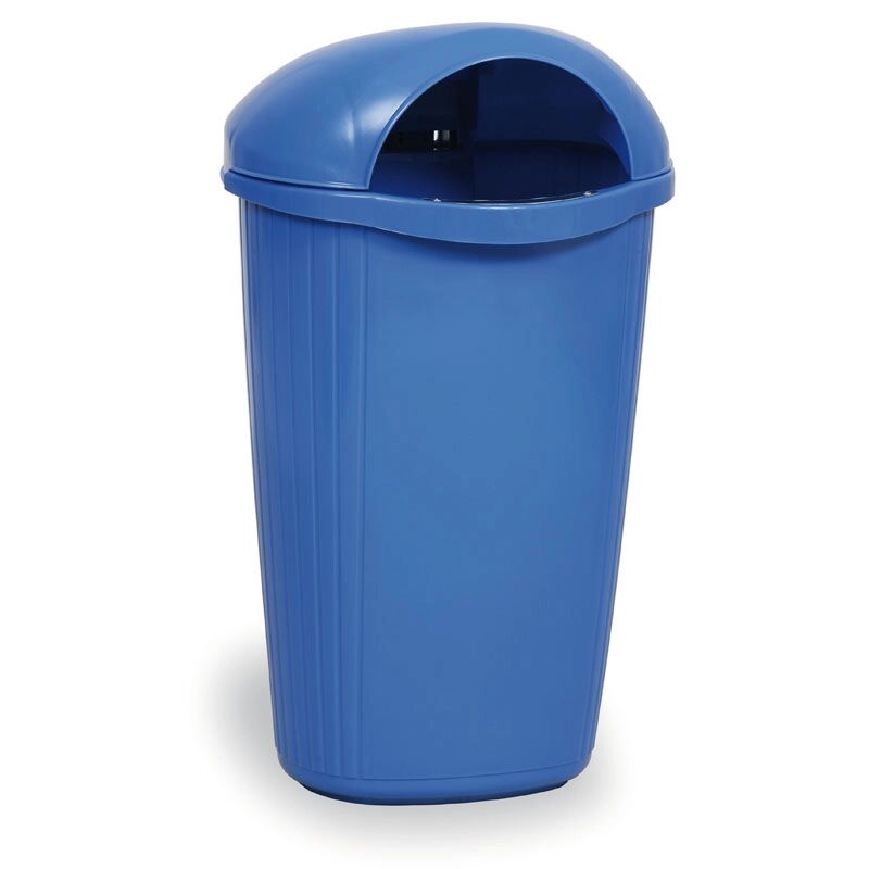 B2B Partner Vonkajší odpadkový kôš dinova, modrý