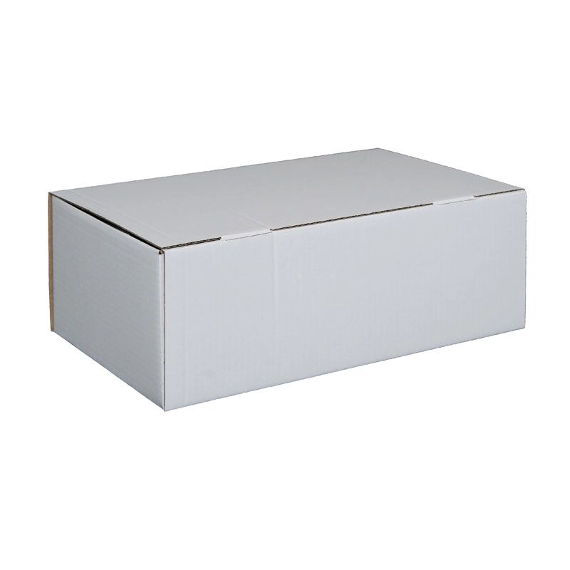 B2B Partner Zásielková kartónová krabica, biela 278 x 216 x 77 mm, 25 ks