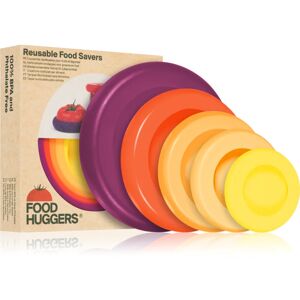 Food Huggers Food Huggers Set set of silicone covers for fruit and vegetables colour Orange 5 pc