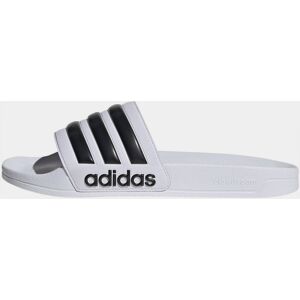 adidas Shower Slides Unisex - male - White/Black - 10