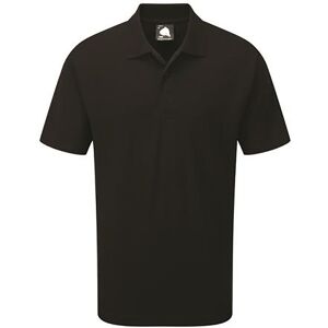 ORN 1190-30 Oriole Moisture Wicking Poloshirt 3XL  Black