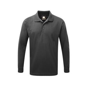 ORN 1170-10 Weaver Long Sleeve Poloshirt 4XL  Graphite Grey