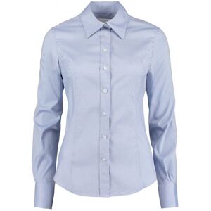 Kustom Kit KK702 Tailored Fit Long Sleeve Oxford Blouse 24  Light Blue