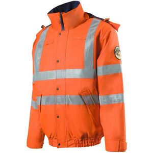 Roots RO4547 Stormbuster Contractor Hi-Vis Flame Retardant Bomber Jacket 6XL  Orange