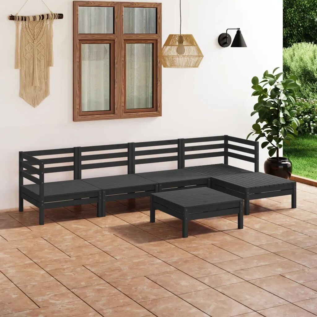 Photos - Garden Furniture Brayden Studio Anibar Solid Wood 4 - Person Seating Group green 62.5 H x 6