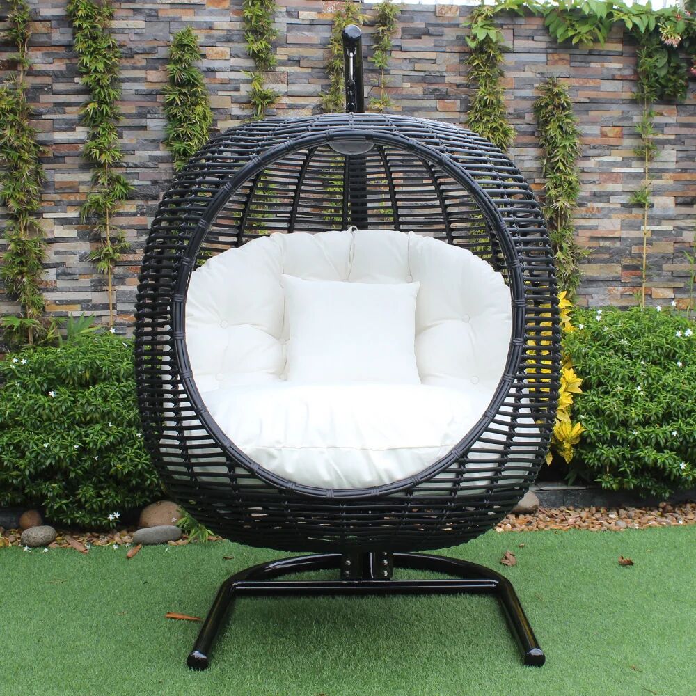 Photos - Hammock Bloomsbury Market Guitain Hanging Chair with Stand brown/gray 185.0 H x 12