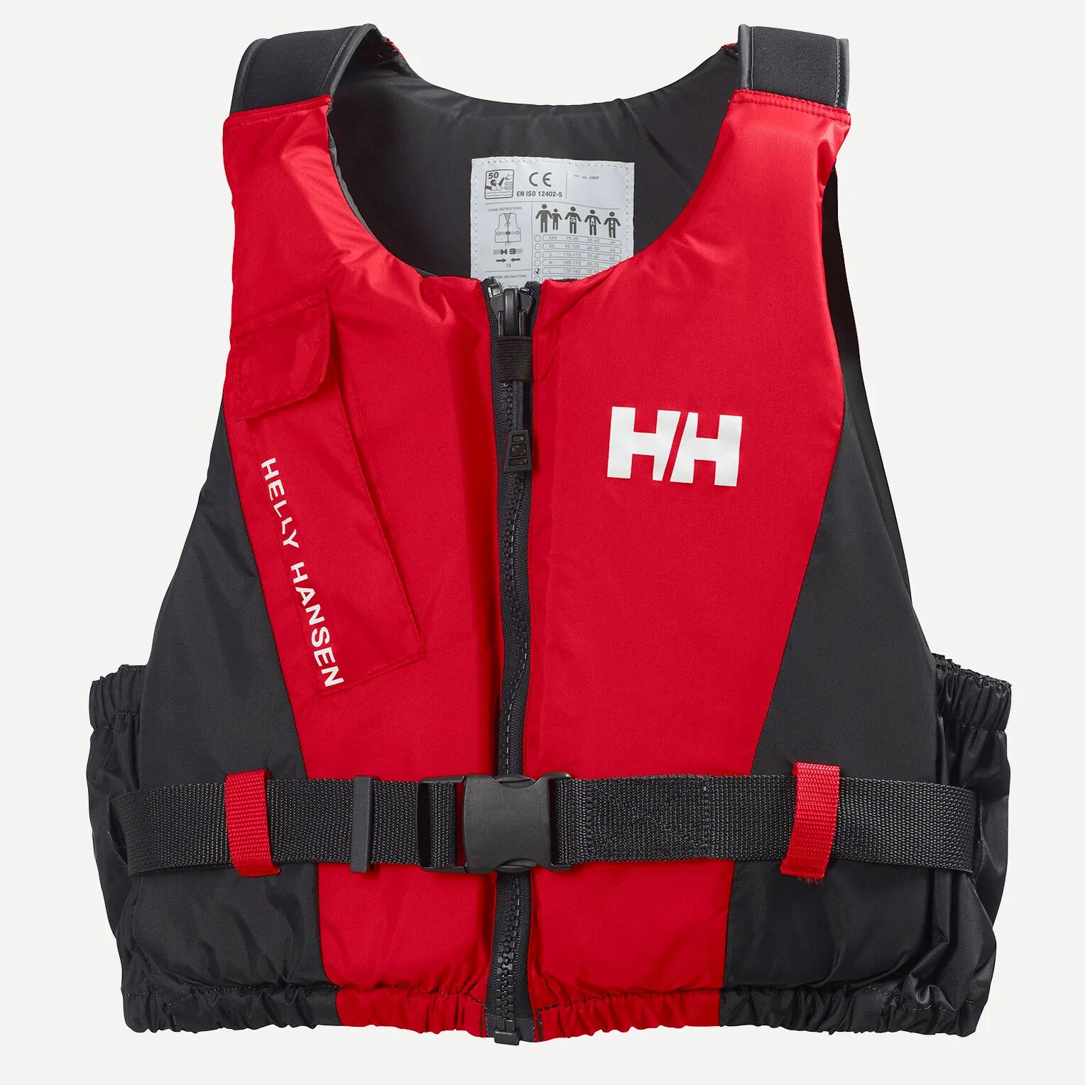 Helly Hansen Unisex Rider Lightweight Life Vest Red 30/40KG - Redebony Red - Unisex