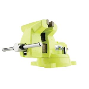 Wilton 5 in. Mechanics High Visibility Safety Vise with Swivel Base, 3-3/4 in. Throat Depth