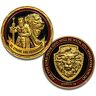 The Bradford Exchange Crusader Knight 24K Gold-Plated And Enameled Challenge Coins