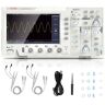 VEVOR Digital Oscilloscope, 1GS/S Sampling Rate, 100MHZ Bandwidth Portable Oscilloscope with 4 Channels 7-inch Color Screen, 30 Automatic Measurement Functions for Electronic Circuit Testing DIY