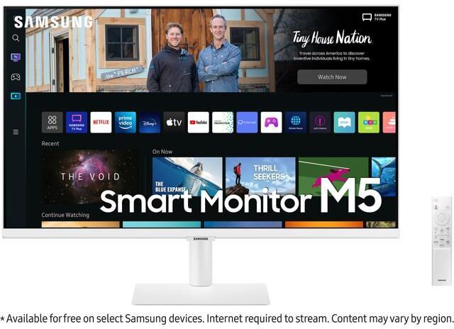 Photos - Monitor Samsung 27' 60 Hz VA FHD Smart  with Streaming TV 4 ms  1920 x (GTG)