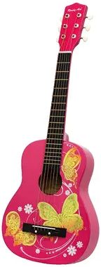 Ready Ace Pink Butterfly Acoustic Guitar