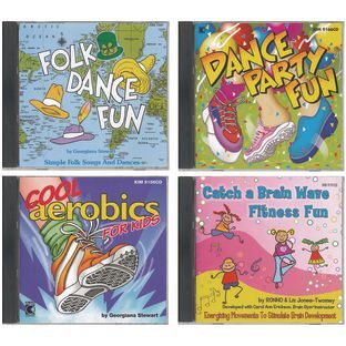 Daily Fitness  4 CD Set by KIMBO Educational