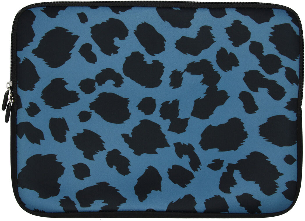 Merkloos Universele design sleeve 13 inch - Panther Blue