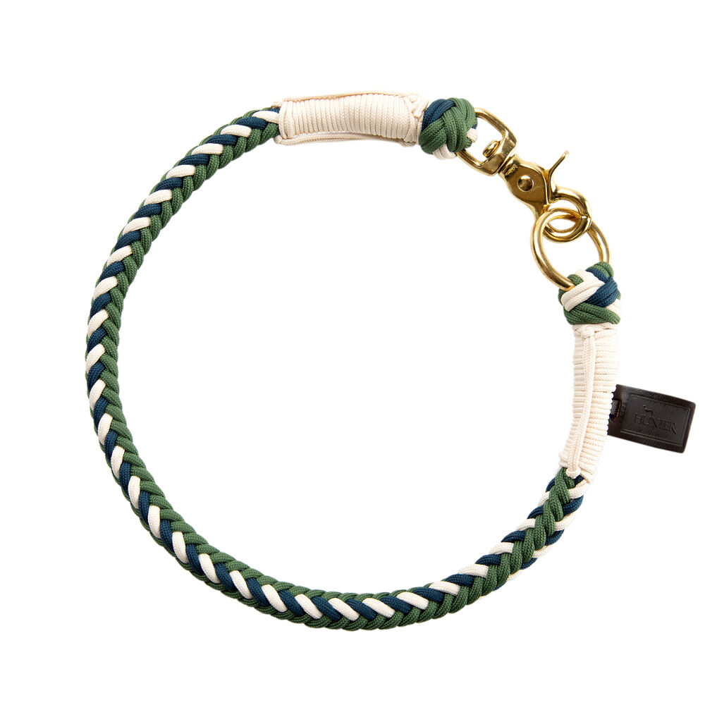 HUNTER Hondenhalsband Tinnum - groen-blauw - 6