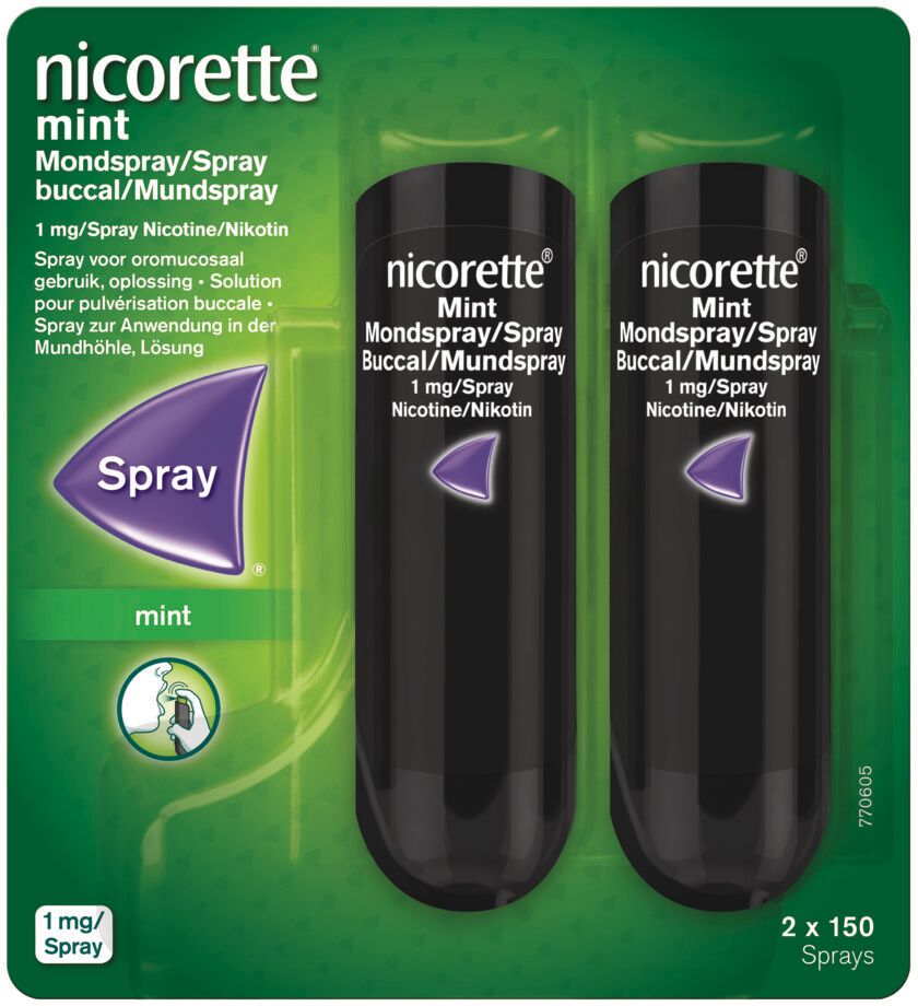 Nicorette Mondspray Mint 1mg Duo